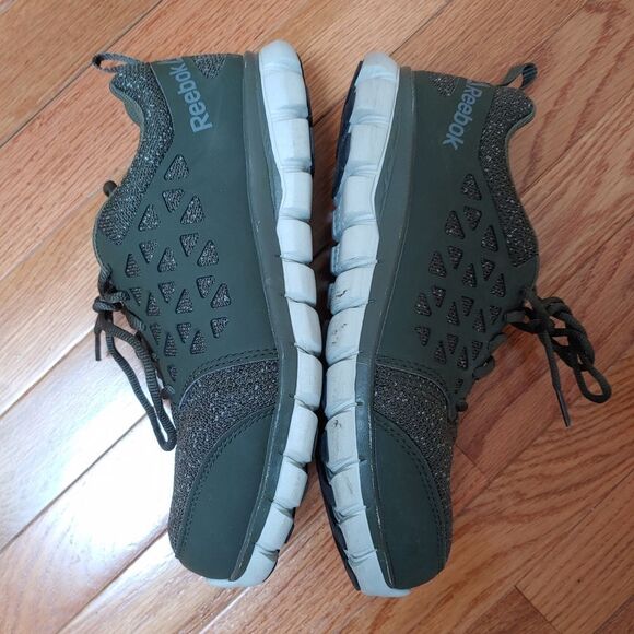 Reebok Work Sublite RB051 Womens Size 9M Olive Green W/ Composite Toe Sneaker - Picture 6 of 12